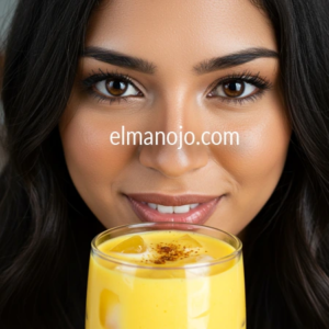 Bebida lassi de mango y cardamomo receta