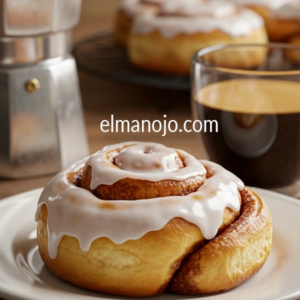 Roles de cardamomo y azucar glass