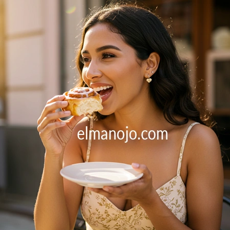 Roles de cardamomo y azucar glass